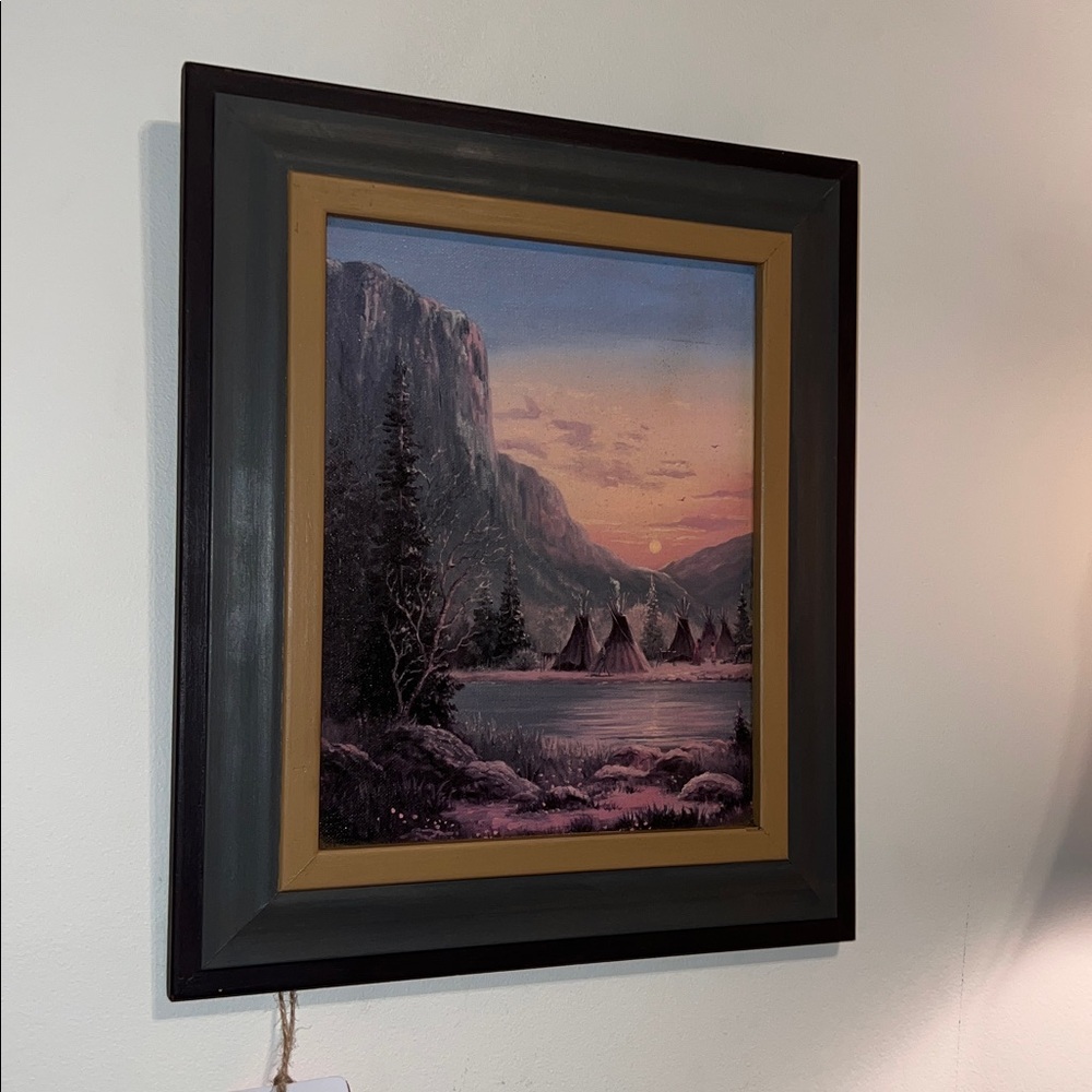 Framed Art: Tribal Village-scape - Picture 4 of 5